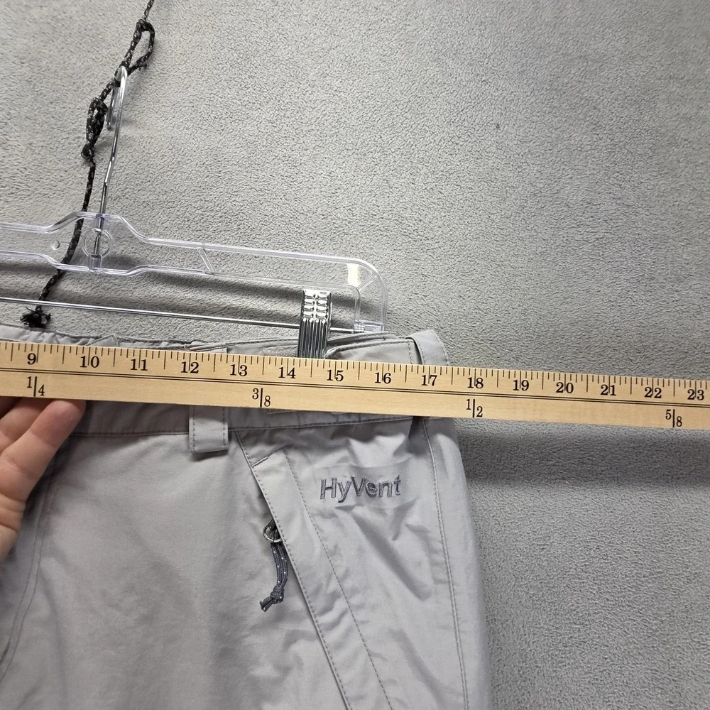The North Face Pants Mens Large Gray HyVent Snow Ski Waterproof Zip Pockets